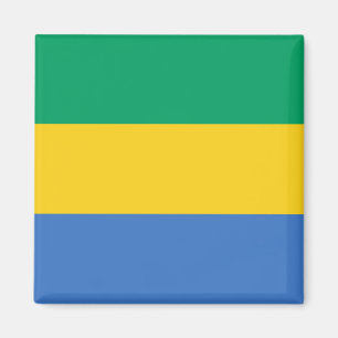 Gabon Flag Magneet
