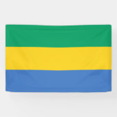 Gabon Flag Spandoek (Horizontaal)