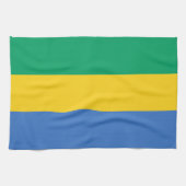 Gabon Flag Theedoek (Horizontaal)