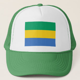 Gabon Flag Trucker Pet