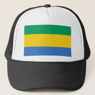 Gabon Flag Trucker Pet