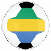 Gabon Flag Voetbal (Voorkant)