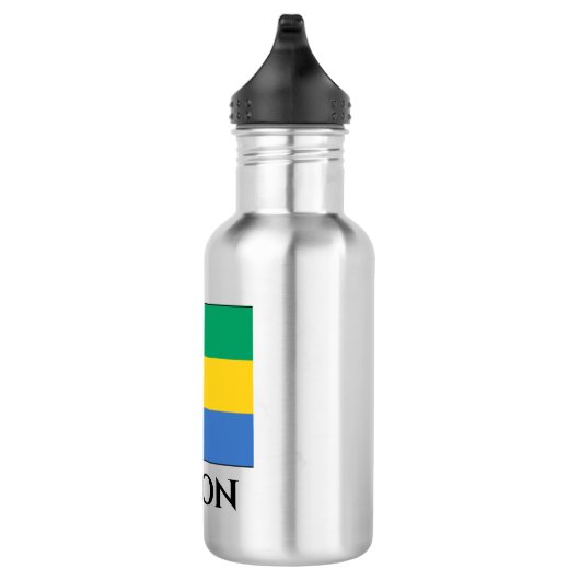 Gabon Flag Waterfles (Rechts)