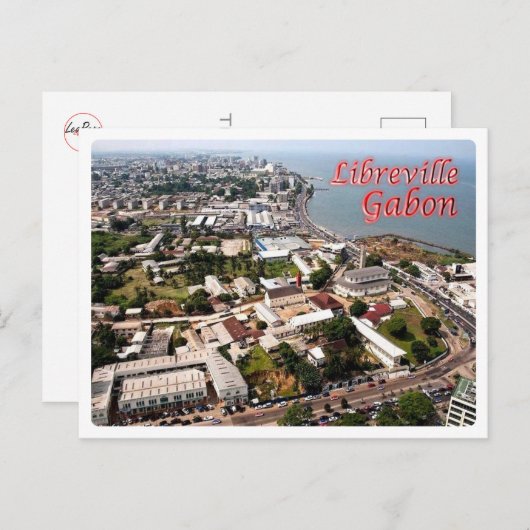 Gabon - Libreville - Briefkaart (Voorkant / Achterkant)