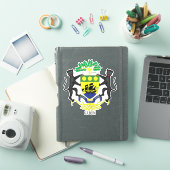 Gabon National Coat of Arms Patriotic  Sticker (iPad Cover)