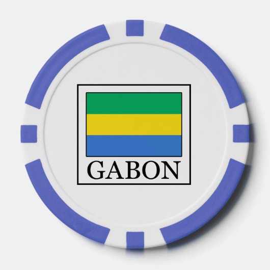 Gabon Pokerchips (Voorkant)