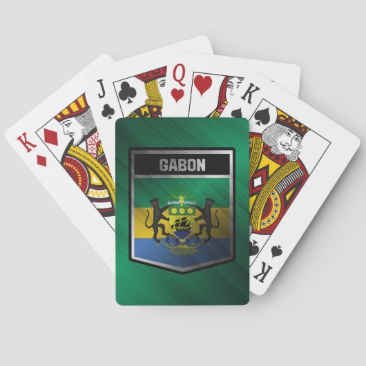 Gabon Pokerkaarten (Achterkant)