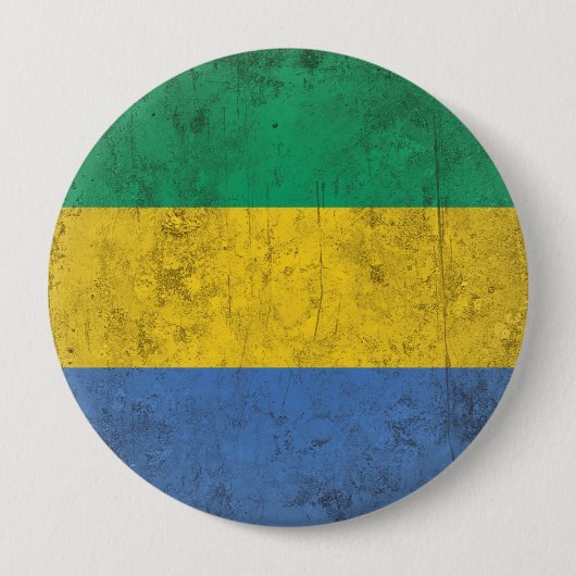 Gabon Ronde Button 4,0 Cm (Voorkant)