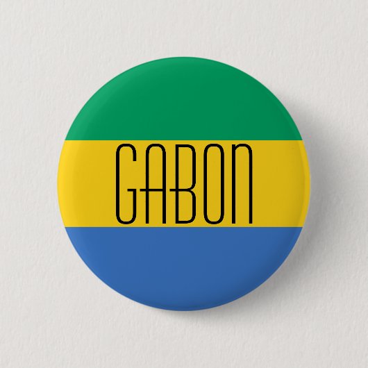 gabon ronde button 5,7 cm (Voorkant)