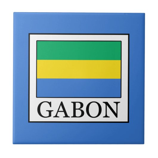 Gabon Tegeltje (Voorkant)