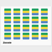 Gabon Vlag Sticker (Vel)