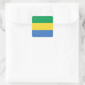 Gabon Vlag Sticker (Tas)
