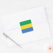 Gabon Vlag Sticker (Envelop)