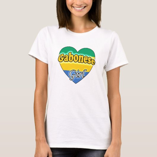 Gabonese meid t-shirt (Voorkant)