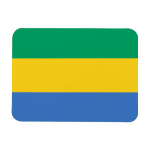 Gabonese vlag magneet