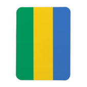 Gabonese vlag magneet (Verticaal)
