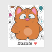 Gabriel de kat, sticker (Vel)