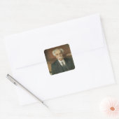 Gabriel Faure Vierkante Sticker (Envelop)