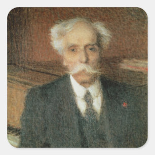 Gabriel Faure Vierkante Sticker