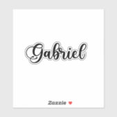 Gabriel Name - Handgeschreven kalligrafie Sticker (Vel)