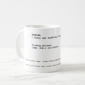 Gabriel Quote in "Finding Balance" Koffiemok (Voorkant links)