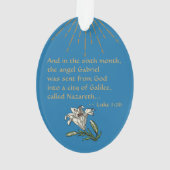 Gabriel the Archangel (M 035) Ornament (achterkant)