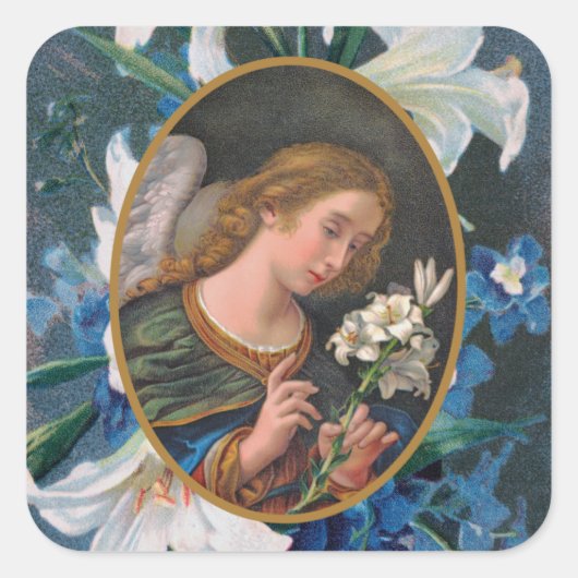 Gabriel the Archangel (M 035) Vierkante Sticker (Voorkant)