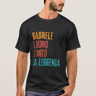 Gabriele L'Uomo Il Mythologie De Legende Verjaarda T-shirt