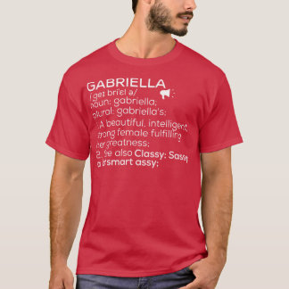 Gabriella Naam Gabriella Definitie Gabriella Fema T-shirt