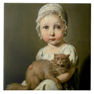 Gabrielle Arnault (1811-72) 1813 (olie op canvas) Tegeltje