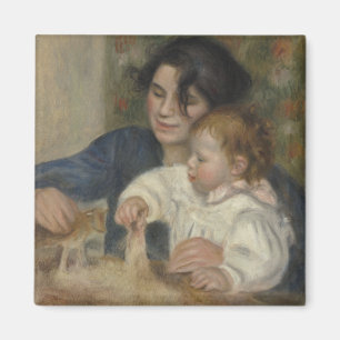 Gabrielle en Jean van Pierre-Auguste Renoir Magneet