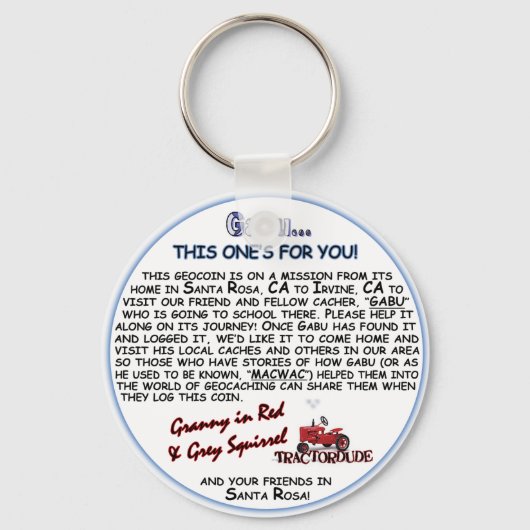 GabuKeychain Sleutelhanger (Voorkant)