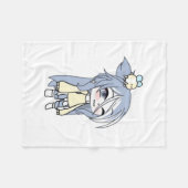 gacha, gachalife, gachaclub, spel, anime, schattig fleece deken (Voorkant (Horizontaal))