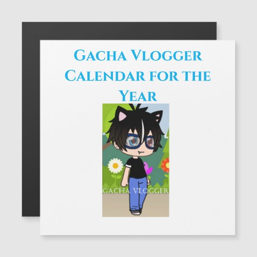 Gacha Vlogger Calender (Voorkant / Achterkant)