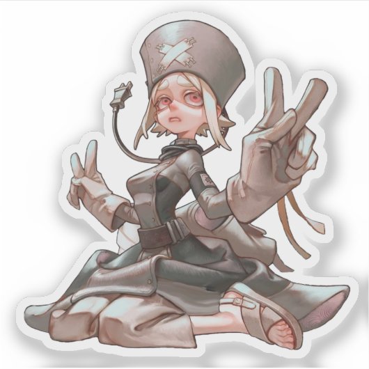 Gachiakita Eisha Sticker (Devant)