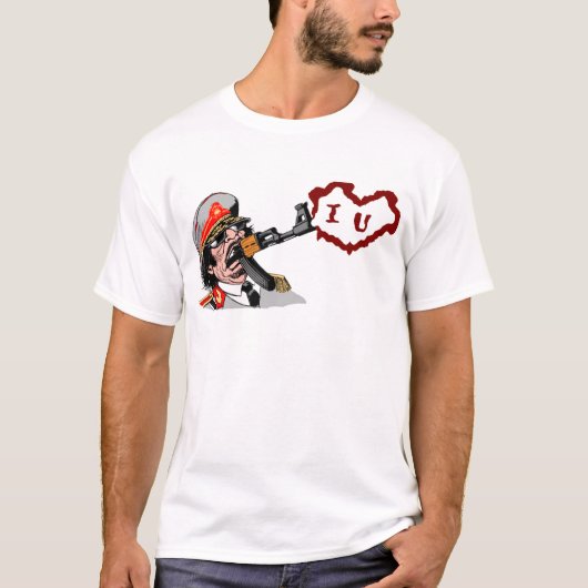 Gaddafi Libië T-shirt (Voorkant)