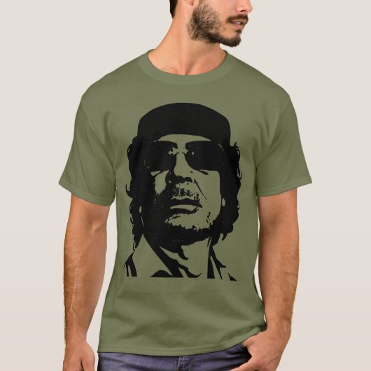 Gaddafi Transparant T-shirt (Voorkant)