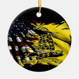 gaddenvlag - vrijheid of dood keramisch ornament