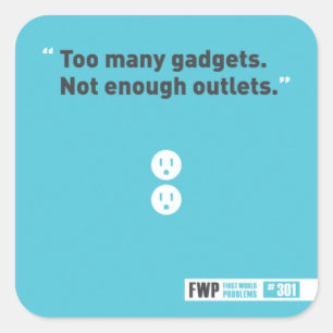 Gadgets Vierkante Sticker