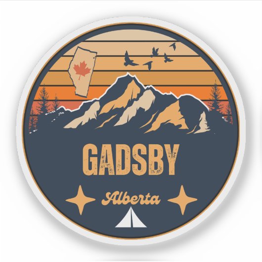 Gadsby, Alberta Sticker (Voorkant)