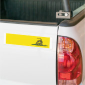 Gadsden Bumpersticker Jouw tekst toevoegen (Op Truck)