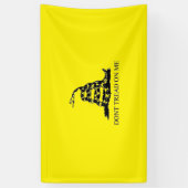Gadsden 'DON'T TREAD ON ME' College Dorm Spandoek (Verticaal)