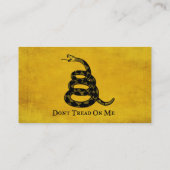 Gadsden Flad Visitekaartje (Achterkant)