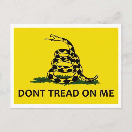 Gadsden Flag Briefkaart (Voorkant)