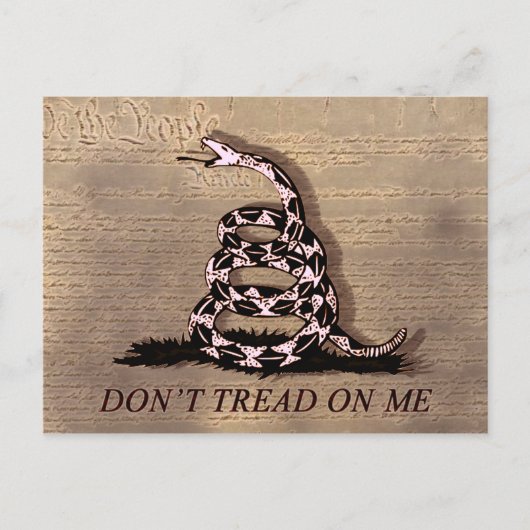 Gadsden Flag Briefkaart (Voorkant)