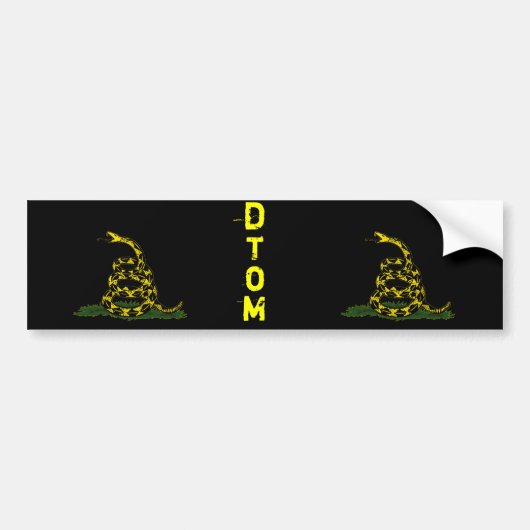 Gadsden flag Bumpersticker (Voorkant)