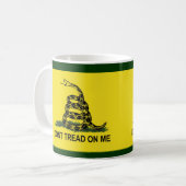 Gadsden Flag Dont Tread over me Koffiemok (Voorkant links)