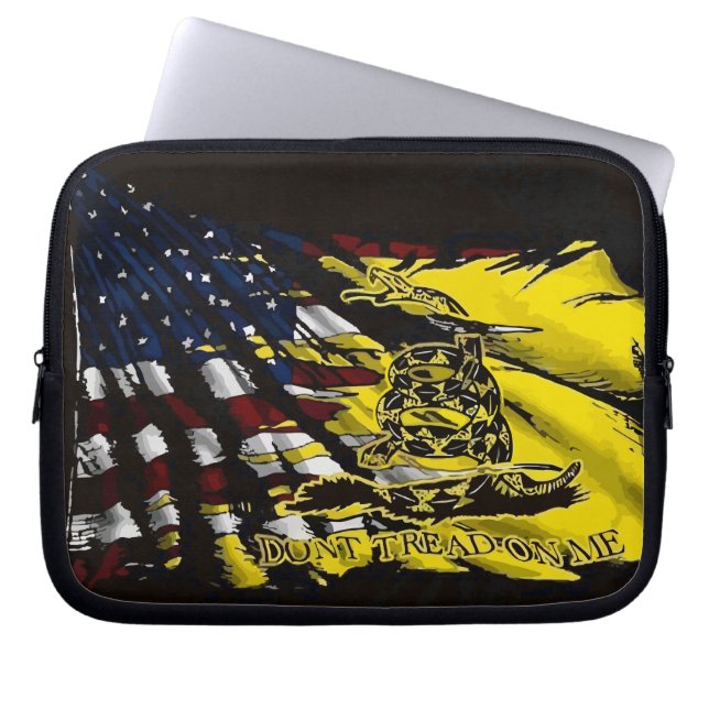 Gadsden Flag iPad mini-hoes Laptop Sleeve (Voorkant)