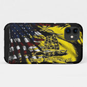 Gadsden Flag iPhone Case (Achterkant (horizontaal))