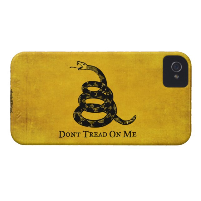 Gadsden  Flag iPhone Case (Achterkant Horizontaal)